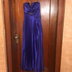 Long Strapless Dress